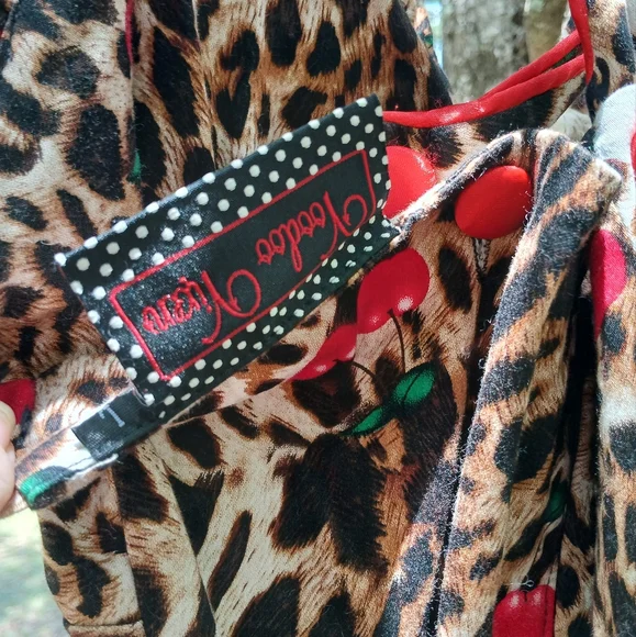 Voodoo Vixen Leopard Print Midi Dress - Picture 10 of 10